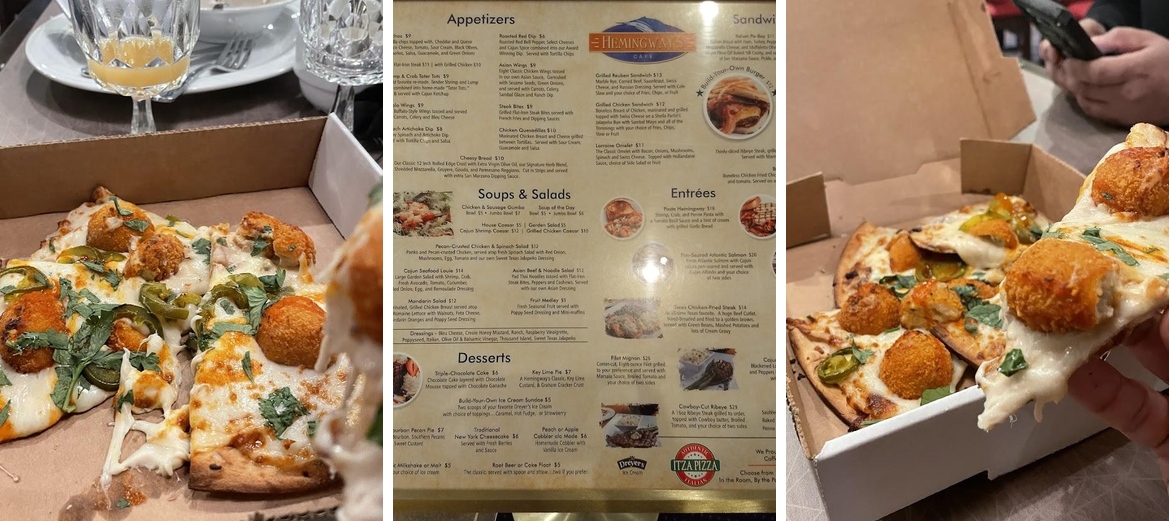 Itza Pizza Menu